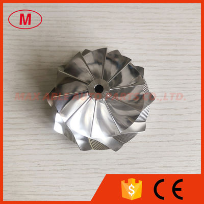 GTW3884R forward 2266-3 67.27/84.40mm 10+0 blades high peroformance turbo milling/aluminum 2618/billet compressor wheel