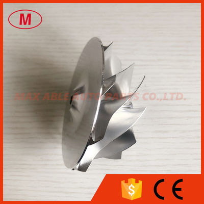 GTW3884R forward 2266-3 67.27/84.40mm 10+0 blades high peroformance turbo milling/aluminum 2618/billet compressor wheel