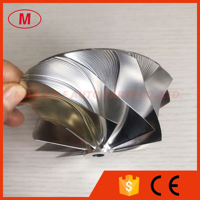 GTW3884R forward 2266-3 67.27/84.40mm 10+0 blades high peroformance turbo milling/aluminum 2618/billet compressor wheel