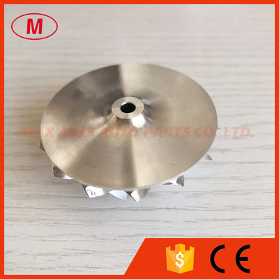 KP39 36.50/49.00mm 7+7 blades high performance turbocharger milling/aluminum 2618/billet compressor wheel