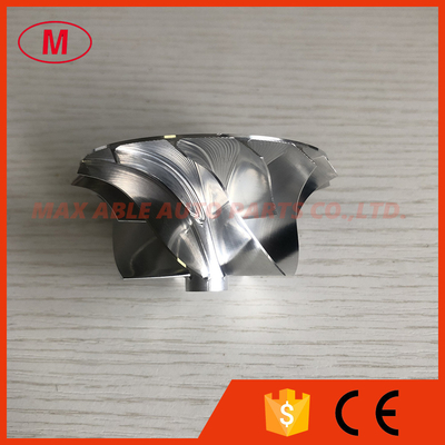 RHF55 48.62/65.00mm 7+7 blades high performance aluminum 2618/Billet compressor wheel isuzu
