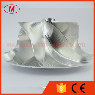 S400 171691 74.53/101.44mm 6+6 blades high performance point milling Turbo milling/aluminum 2618/billet compressor wheel