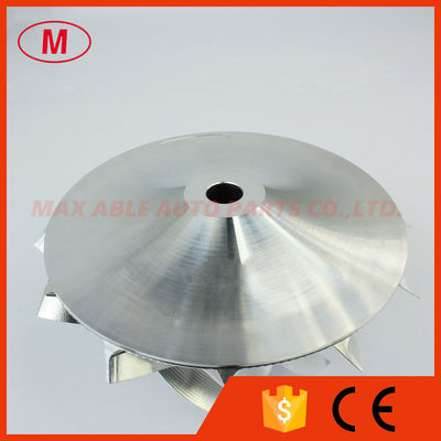 S400 171691 74.53/101.44mm 6+6 blades high performance point milling Turbo milling/aluminum 2618/billet compressor wheel