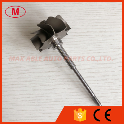GTB25 49.12/51.38mm 9 blades journal bearing turbo wheel/turbine shaft&wheel R9
