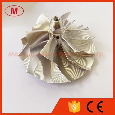 GT3794 65.90/91.40mm 6+6 blades Splitter High,Bullet Head milling/aluminum 2618/billet compressor wheel for chevy 6.6L