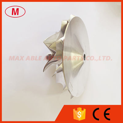 GT3794 65.90/91.40mm 6+6 blades Splitter High,Bullet Head milling/aluminum 2618/billet compressor wheel for chevy 6.6L