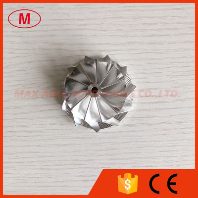 K04 46.02/58.00mm 11+0 blades high performance Turbocharger milling/aluminum 2618/billet compressor wheel