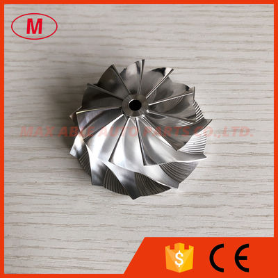 K04 46.02/58.00mm 11+0 blades high performance Turbocharger milling/aluminum 2618/billet compressor wheel