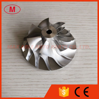 TD06 55.08/75.00mm 7+7 blades point milling turbo milling/aluminum 2618 /billet compressor wheel for TF06-07*18KX3RC-12T