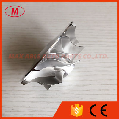 TD06 55.08/75.00mm 7+7 blades point milling turbo milling/aluminum 2618 /billet compressor wheel for TF06-07*18KX3RC-12T