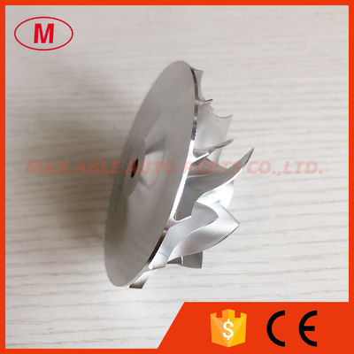 TD06 55.08/75.00mm 7+7 blades point milling turbo milling/aluminum 2618 /billet compressor wheel for TF06-07*18KX3RC-12T