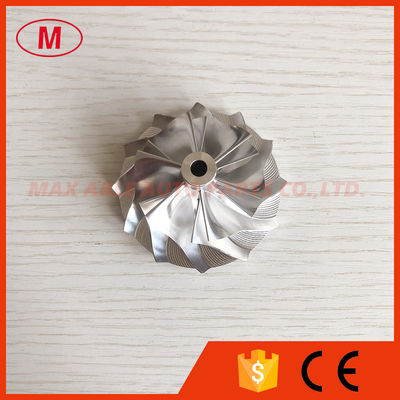 K16 5324-123-2201 45.78/61.98mm 6+6 blades turbo milling/aluminum 2618/billet compressor wheel for 5324-970-7401