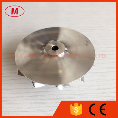 K16 5324-123-2201 45.78/61.98mm 6+6 blades turbo milling/aluminum 2618/billet compressor wheel for 5324-970-7401