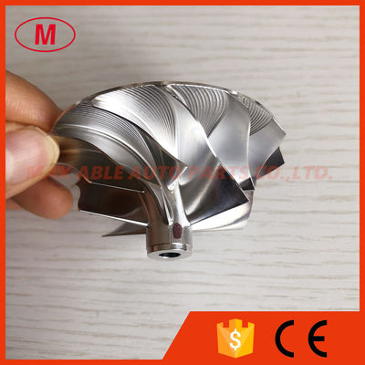 K16 5324-123-2201 45.78/61.98mm 6+6 blades turbo milling/aluminum 2618/billet compressor wheel for 5324-970-7401