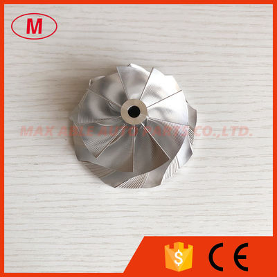 GT30 reverse 57.52/71.40mm 9+0 blades point milling milling/aluminum 2618/billet compressor wheel