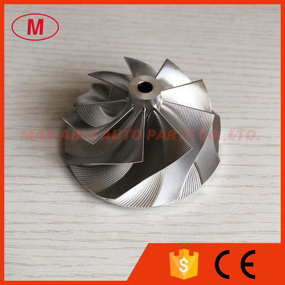 GT30 reverse 57.52/71.40mm 9+0 blades point milling milling/aluminum 2618/billet compressor wheel