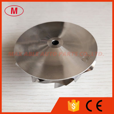 GT30 reverse 57.52/71.40mm 9+0 blades point milling milling/aluminum 2618/billet compressor wheel