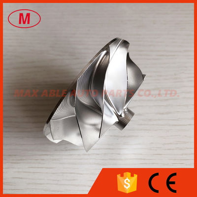 GT30 reverse 57.52/71.40mm 9+0 blades point milling milling/aluminum 2618/billet compressor wheel