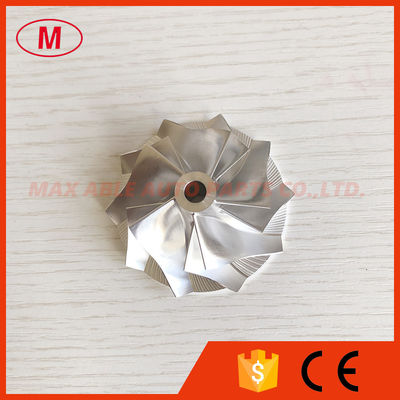 HT12 41.80/54.00mm 5+5 blades high performance Turbo milling/aluminum 2618/billet compressor wheel