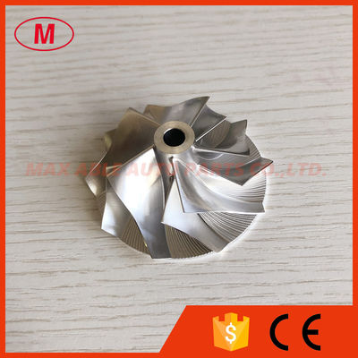 HT12 41.80/54.00mm 5+5 blades high performance Turbo milling/aluminum 2618/billet compressor wheel