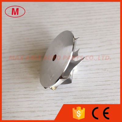 HT12 41.80/54.00mm 5+5 blades high performance Turbo milling/aluminum 2618/billet compressor wheel