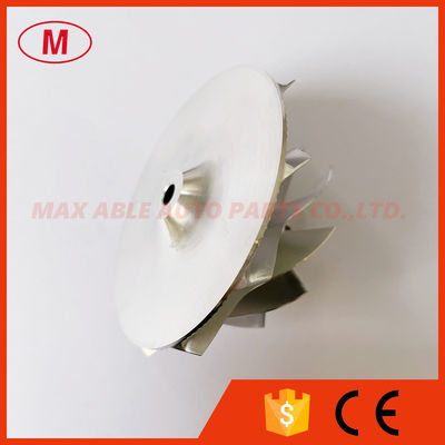 GT15-25 47.84/66.00mm 10+0 blades high performance Turbo Milling/aluminum 2618/billet compressor wheel
