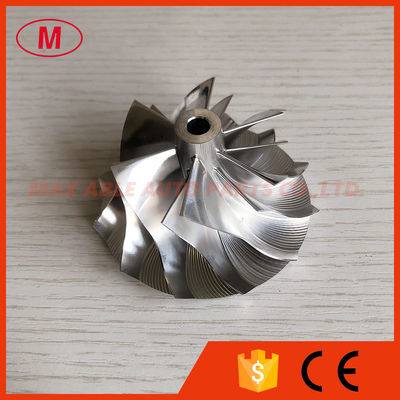 RHF5HB 50.39/68.01mm 6+6 blades high performance Turbocharger milling/aluminum 2618/billet compressor wheel