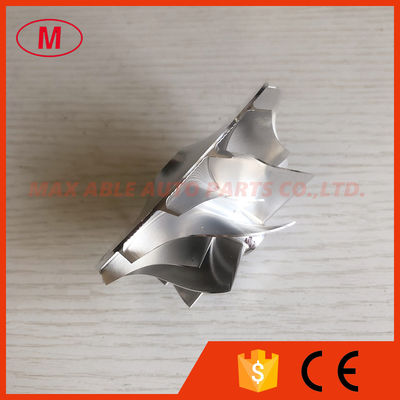 T04E 57.04/76.07mm 7+7 blades high performance turbocharger milling/aluminum 2618/billet compressor wheel