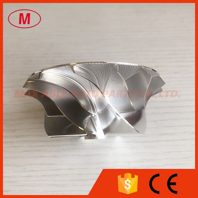 T04E 57.04/76.07mm 7+7 blades high performance turbocharger milling/aluminum 2618/billet compressor wheel