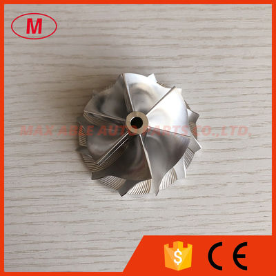 TD04HL 20T reverse 49189-x 6+6 blades 47.04/58.00mm performance milling/aluminum 2618/billet compressor wheel