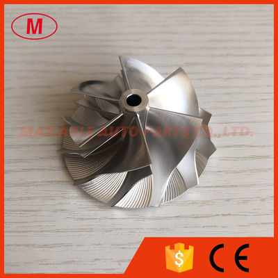 TD04HL 20T reverse 49189-x 6+6 blades 47.04/58.00mm performance milling/aluminum 2618/billet compressor wheel