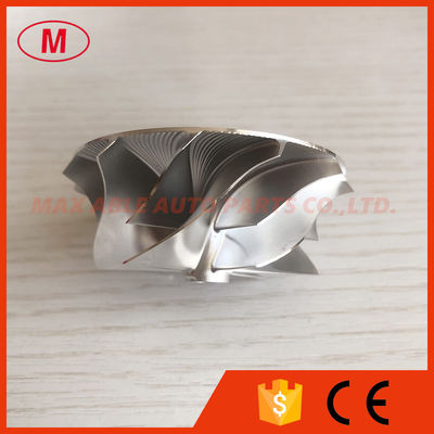 TD04HL 20T reverse 49189-x 6+6 blades 47.04/58.00mm performance milling/aluminum 2618/billet compressor wheel