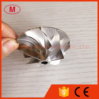 HT18 44.00/62.89mm 6+6 blades high performance Turbocharger milling/aluminum 2618/billet compressor wheel for Mazda RX7