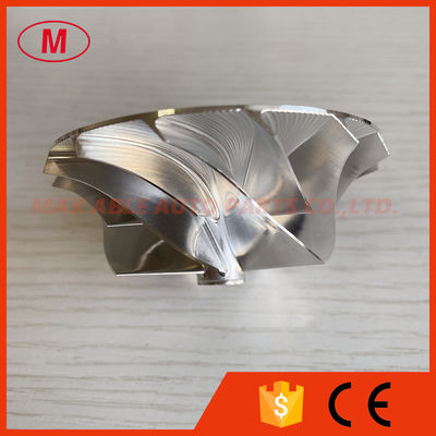 GT15-25 50.33/70.98mm 7+7blades turbocharger milling/aluminum 2618/billet compressor wheel