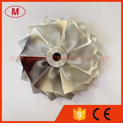 GT3584 7+7 blades 59.08/76.13mm turbocharger milling/aluminum 2618/billet compressor wheel for racing