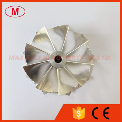 TD03 39.10/46.00mm 9+0 blades high performance turbocharger milling/aluminum 2618/billet compressor wheel