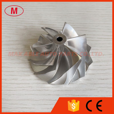 GT30 reverse 56.00/71.40mm 6+6 blades high performance Turbocharger milling/aluminum 2618/Billet compressor wheel