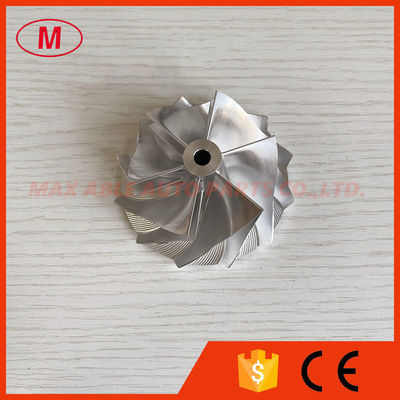 GT30 reverse 56.00/71.40mm 6+6 blades high performance Turbocharger milling/aluminum 2618/Billet compressor wheel