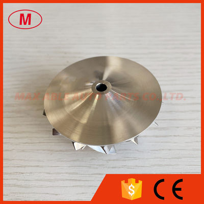 RHF5 41.24/56.00mm 7+7 blades high performance Turbo milling/aluminum 2618/billet compressor wheel for VIFB