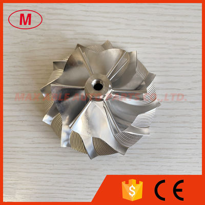 GT3788LVA 753610-0004 60.98/88.25mm 6+6 blades high performance turbo milling/aluminum 2618/billet compressor wheel
