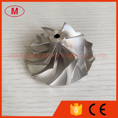 GT15-25 reverse 48.30/68.01mm 6+6 blades high performance milling/billet compressor wheel