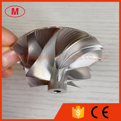 GT15-25 reverse 48.30/68.01mm 6+6 blades high performance milling/billet compressor wheel