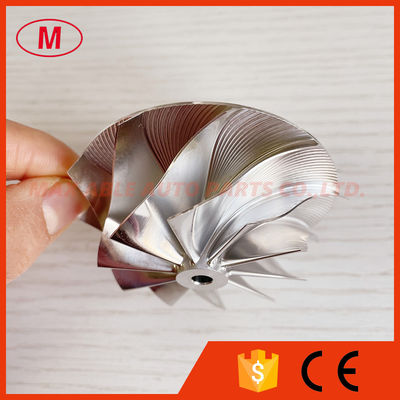 TD04HL reverse 50.38/68.00mm 10+0 blades  high performance turbo milling/Billet compressor wheel