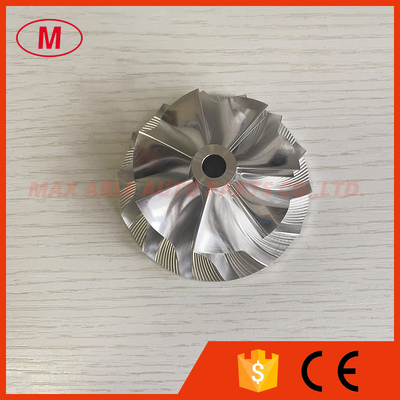 54.00/72.00mm forward 7+7 Blades turbo aluminum 2618/milling/Billet compressor wheel