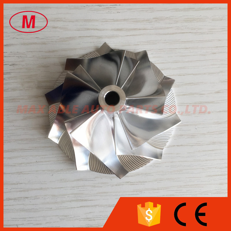 CT26 5+5 blades 48.04/68.00mm high performance turbo milling/aluminum 2618/billet compressor wheel
