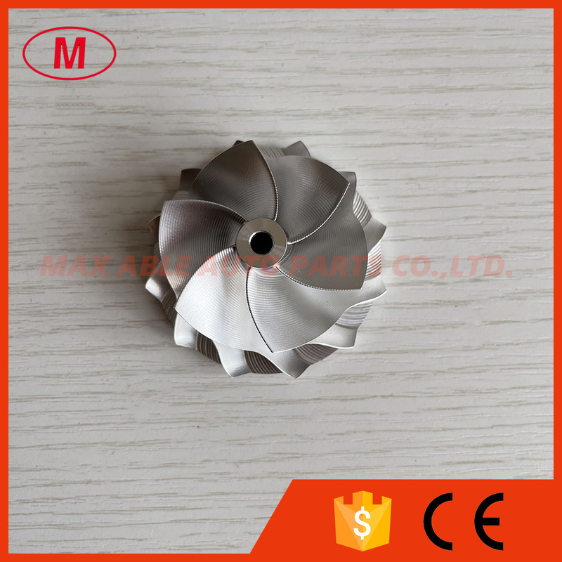 K04 forward 45.00/56.08mm 6+6 blades Poing milling air curve high performance turbo turbocharger billet compressor wheel