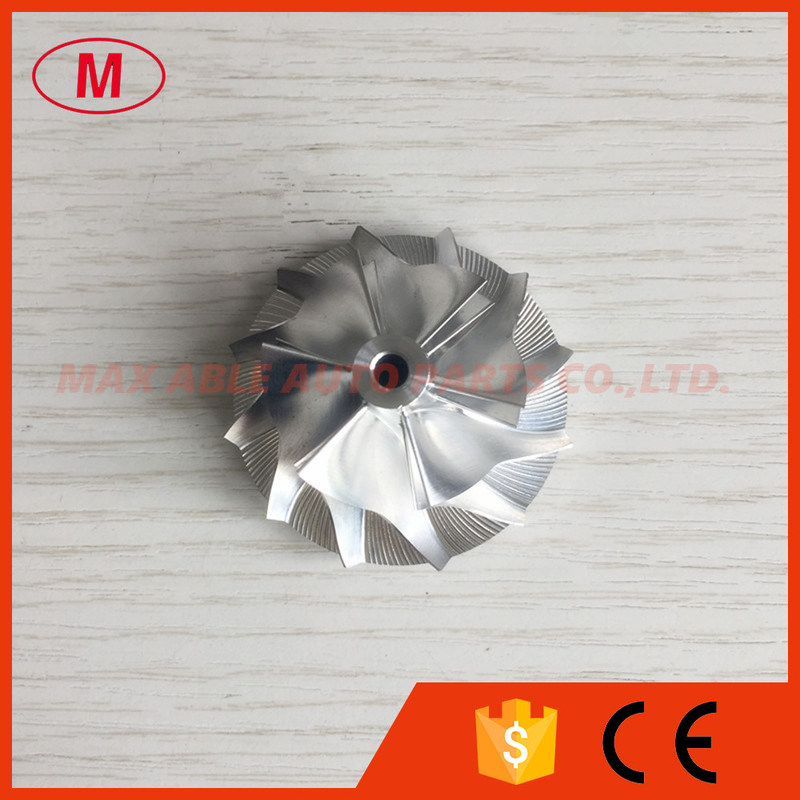 KP39 5443-123-2040 32.30/46.00mm 6+6 blades high performance milling/aluminum 2618/Billet compressor wheel