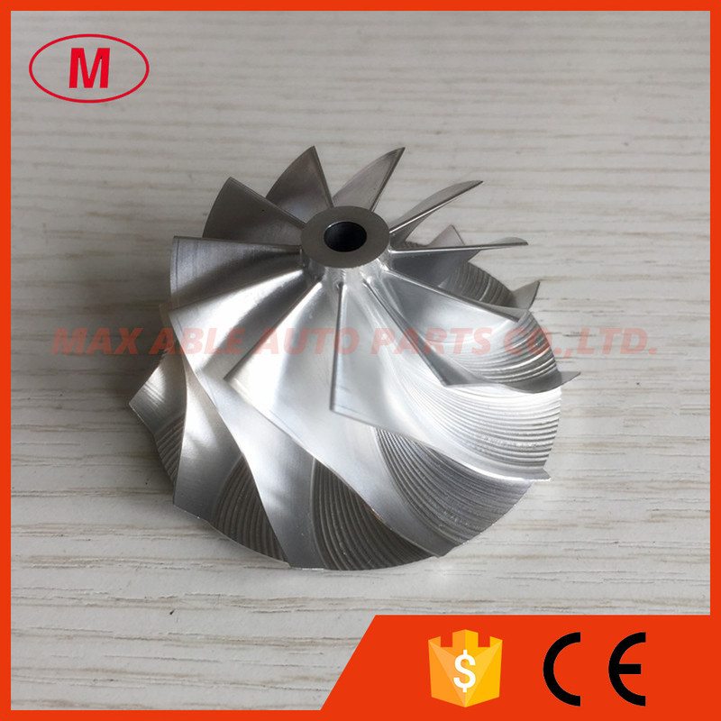 RHF5 44.20/58.00mm 11+0 blades high performance turbo turbocharger aluminum 2618//billet compressor wheel