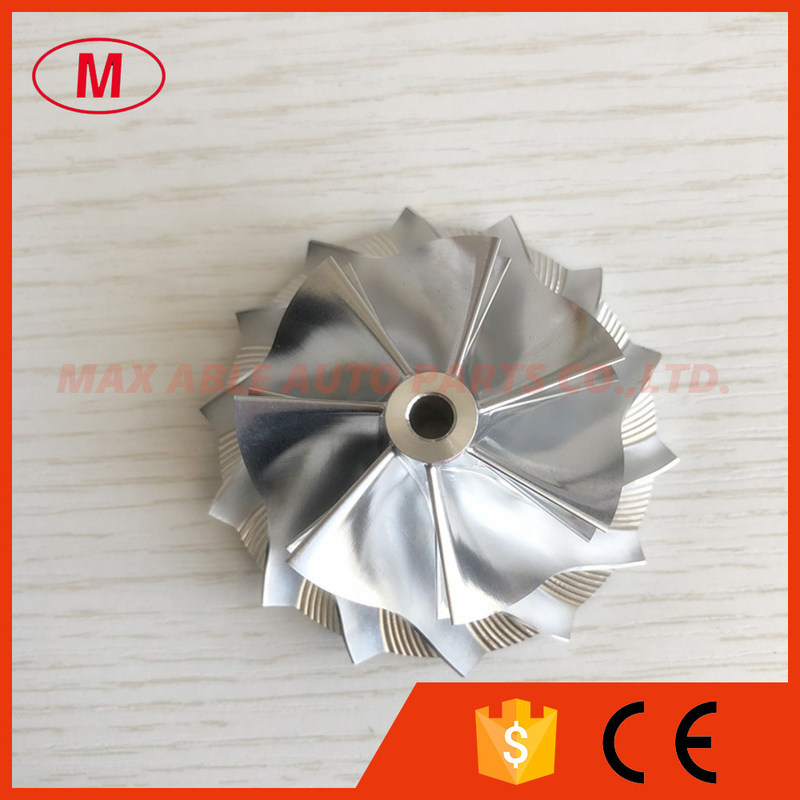 K04 43.03/56.08mm 5306-123-2007 7+7 blades high performane milling/aluminum 2618/billet compressor wheel