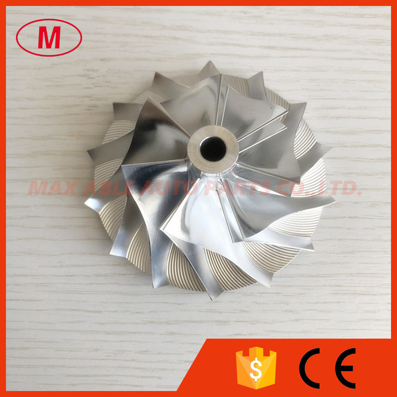 K27 51.73/80.81mm 7+7 blades 5327-123-2223 milling/aluminum 2618/billet compressor wheel for 5326-970-6496/6497